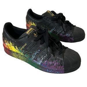Adidas Superstar Pride Paint Splatter Size US Mens 7